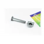 Ручка руля (внутренняя вставка) универсальная с домиком газа TUNING, серая, РІЗНЕ, YQ-337955