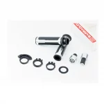 Ручки руля с вставкой, с заглушками, "МЕТАЛЛ", серые, РІЗНЕ, YQ-354432