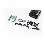 Держатель телефона на руль алюминиевый, ширина 55-100мм регулируемая, серый P10, ВЕЛОАКСЕСУАРИ, YQ-414040