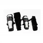 Наколенники+налокотники защитные (металл/пластик) к-кт 4шт, чёрные тип 2, мото ЕКІПІРУВАННЯ, YQ-337920