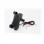 Держатель телефона на руль с чёрным рисунком+USB зарядка (миним. размер телефона 60x124мм, макс. размер 80x160мм) тип 2, РІЗНЕ,