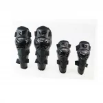 Наколенники+налокотники защитные (пластик) к-кт 4шт, чёрные, мото ЕКІПІРУВАННЯ, YQ-355072