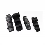 Наколенники+налокотники защитные (пластик) к-кт 4шт, чёрные (S-109), мото ЕКІПІРУВАННЯ, YQ-337918