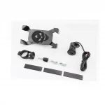 Держатель телефона на руль+USB зарядка, (миним. размер телефона 60*124мм, макс. размер 80*160мм) с удлинителями, РІЗНЕ, YQ-354483