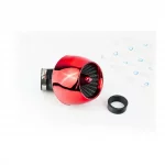 Фильтр воздушный нулевой 28/35мм 45град. "ТУРБИНА", красная, РІЗНЕ, YQ-366057