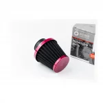 Фильтр воздушный нулевой 35мм, прямой "конус", красный, чёрная сетка (большой), РІЗНЕ, YQ-354873