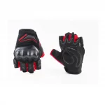 Перчатки мотоциклетные без пальцев M, чёрно-красные тип 2, мото ЕКІПІРУВАННЯ, YQ-355107