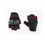 Перчатки мотоциклетные без пальцев XL, чёрно-красные тип 2, мото ЕКІПІРУВАННЯ, YQ-355108