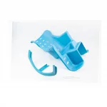 УЦЕНКА велоаксессуары Сиденье для перевозки детей заднее, пластмассовое, крепл. на багажник, синее (без крепления, см. фото),