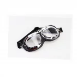 Очки "РЕТРО", чёрно-серебристые (прозрачное стекло), MT-006, ШОЛОМИ, YQ-360184