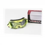 Окуляри дитячі кросові/ендуро/АТV, салатово-чорні (прозоре скло), VM-1018A, ШОЛОМИ, YQ-360140