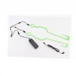 Підсвічування LED на мото шолом, 3 режими, зелене (без батарейок), ШОЛОМИ, YQ-360330