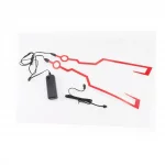 Підсвічування LED на мото шолом, 3 режими, червоне (без батарейок), ШОЛОМИ, YQ-360331