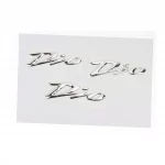 Наклейка шильдик "DIO" 3шт (15,5x4,5см), поліграфія, YQ-502346