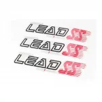 Наклейки набор 3шт "HONDA LEAD "SS" (30х6см), белый, поліграфія, YQ-502491