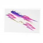 Наклейки набор 3шт "ZZ Sepia" фиолетовые (36х7см) (0654), поліграфія, YQ-502244