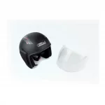 Шлем открытый HK-215, чёрный матовый с красно-серым рисунком (незначительные отличия рисунков), ШОЛОМИ, YQ-330535