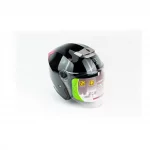 Шлем открытый с очками МТ 858 S, чёрный глянец, ШОЛОМИ, YQ-360510