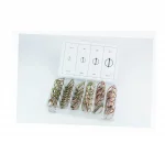 Набор шплинтов с кольцом (L-36,5;d-4,8, L-44,5;d-6,4, L-44,5;d-8, L-45;d-11) 4 вида, 50шт, Різне-м/б, YQ-605032