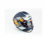 Шолом інтеграл (стандарт DOT/ECE) DRAKEN SUNRAY S (55-56см), синьо-помаранчевий мат, ШОЛОМИ, YQ-360572