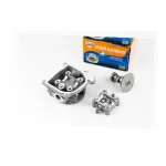 УЦЕНКА 50-100сс 4Т Головка цилиндра+клапана+пастель+распредвал в сборе 47мм-80cc (не значительные раковины на плоскости прилегания