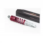 Амортизатор задний GY6/Honda-285мм*D-53мм (втулка 10мм / вилка 8мм) регулир., красный, ЗЧ-СКУТЕР, YQ-363440