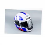 Шлем интеграл HF-101 M, бело-синий, ШОЛОМИ, YQ-360061