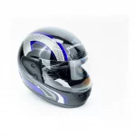 Шлем интеграл HF-101 S, чёрно-синий Q233-BL, ШОЛОМИ, YQ-330873