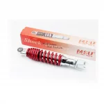 Амортизатор задній GY6/Suzuki-275мм*D-50мм (втулка 10мм / вилка 8мм) регул., червоний, ЗЧ-СКУТЕР, YQ-331560