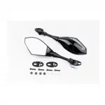 Дзеркала з поворотниками "ромб" під два болта к-кт, чорний (довга ніжка), ЗЧ-МОТО, YQ-337626