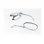 Зеркала к-кт "ОВАЛ" хром-пластик, М8, ДЗЕРКАЛА, YQ-354908