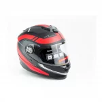 Шлем интеграл М65 L (59-60см), чёрно-красный мат, ШОЛОМИ, YQ-330115