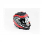 Шлем интеграл М65 S (55-56см), чёрно-красный мат, ШОЛОМИ, YQ-330117