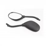 Зеркала к-кт DIO, чёрные "капли", М8 "длинная ножка в чехле резиновом", ДЗЕРКАЛА, YQ-354568