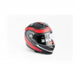 Шлем интеграл М65 М (57-58см), чёрно-красный мат, ШОЛОМИ, YQ-330136