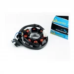 Статор магнето (генератора) Honda DIO AF34/35 (8 катушек разъем "мама 3"), YQ-363598