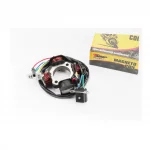 Статор магнето (генератора) Suzuki AD50/100 (4 катушки разъем "мама/папа 2+2+1")+датчик Холла, YQ-347045