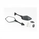 Дзеркала к-кт на мотоцикл "призма" під два болти, чорні тип 3 (ССС-знак якості), ЗЧ-МОТО, YQ-354924