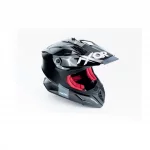 Шлем кроссовый (стандарт DOT/ECE) X-CROSS М (57-58см), чёрно-красный, ШОЛОМИ, YQ-360624