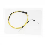 Трос газа Yamaha JOG MINT (наконечник с внутренней резьбой), жёлтый (трос 161см; кожух 149см), YQ-336540