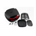 Кофр большой (пластмассовый) 470x415x295мм, крепл. болт-барашек, чёрный матовый YM-0879, КОФРИ, YQ-330885