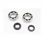 Підшипник 62/22 (22x50x14) 2шт колінчастого валу Yamaha 4T CW125+сальник (18,9x30x5; 20x34x7) 2шт, YQ-339420