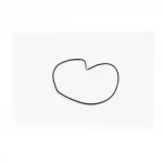 Прокладка крышки клапанной (резина), 50-100сс 4Т, YQ-309162