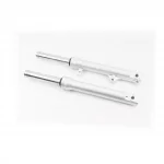 Вилка передняя (перья) лев., прав., к-кт 2шт Honda DIO, 380мм (под диск. торм.) качественные, серые, YQ-352336