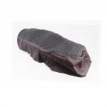 Чехол сиденья (эластичный, прочный материал), чёрно-коричневый, люкс тип 2, STORM, YQ-317559