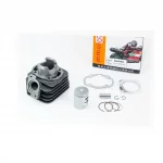 Цилиндр к-кт (цпг) Honda DIO AF27 50cc-39мм (палец 12мм) (AF18,AF25,AF28 DIO; AF24,AF30,AF31,AF51 TACT; LEAD20; FIT), жёлтая