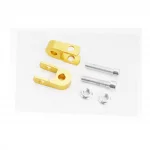 Удлинитель заднего амортизатора 27мм к-кт 2шт+болты+гайки, жёлтый, ЗЧ-МОТО, YQ-354459