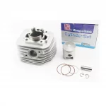 Цилиндр к-кт (цпг) Suzuki AD110cc-52,5мм (палец 14мм, поршень h-60мм), синяя коробка (без прокладок ), YQ-336450