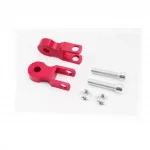 Удлинитель заднего амортизатора 45мм к-кт 2шт+болты+гайки, красный, ЗЧ-МОТО, YQ-301772
