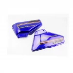Пластик-кришка бардачка, ліва, права к-кт, синій, ALPHA, YQ-319100